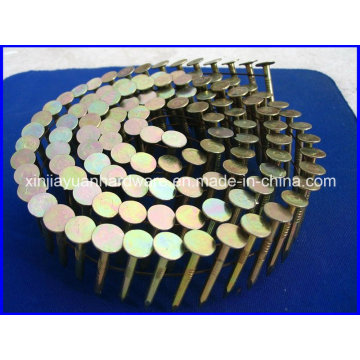 15 Degree Smooth, Screw, Ring Coil Roofing Nail